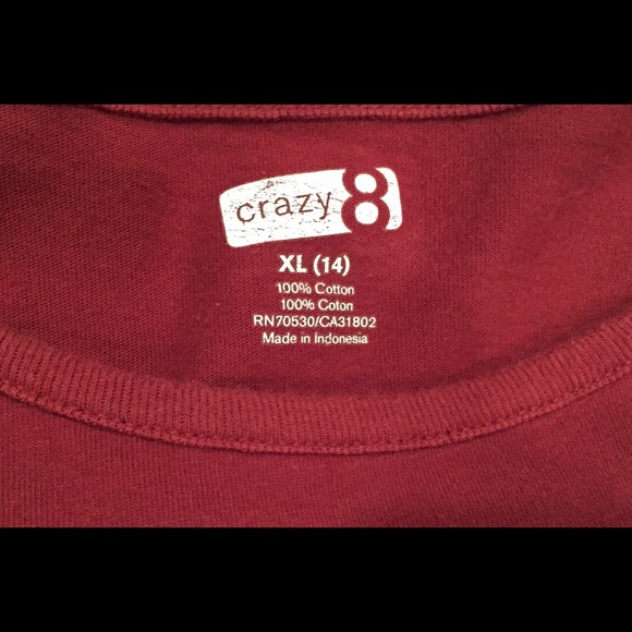 Crazy 8 girls size XL (14) Ruffle Top & Leggings - Picture 2 of 6